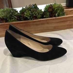 Cole Haan Black Wedge Pumps